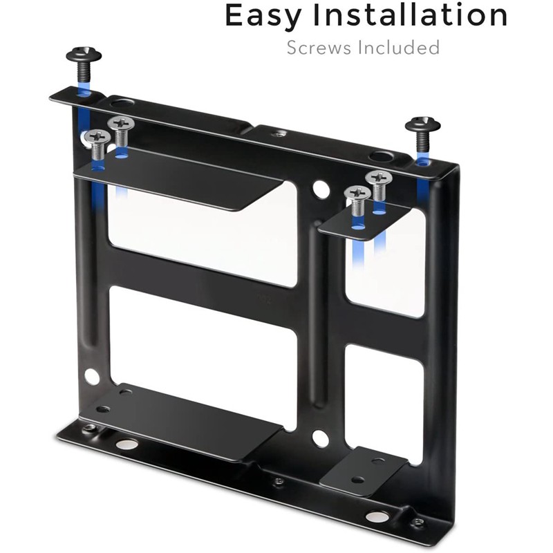 Bộ 2 Khay Kim Loại Gắn Ổ Cứng Ngoài Hdd Ssd 2.5-3.5 Inch Kèm Phụ Kiện | BigBuy360 - bigbuy360.vn