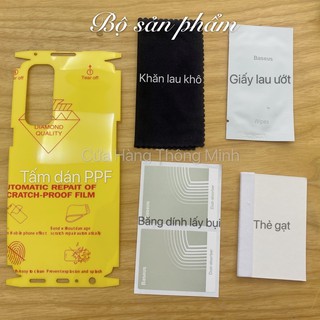 Dán PPF full viền Samsung Note 20 Ultra, Note 10 Lite, Note 20, Note 10, Note 10+, Note 9, 8, 7/Note FE