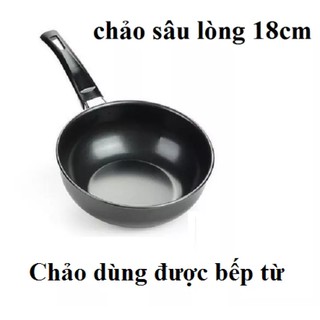 Chảo Sâu Lòng Chống Dính Cao Cấp 18cm