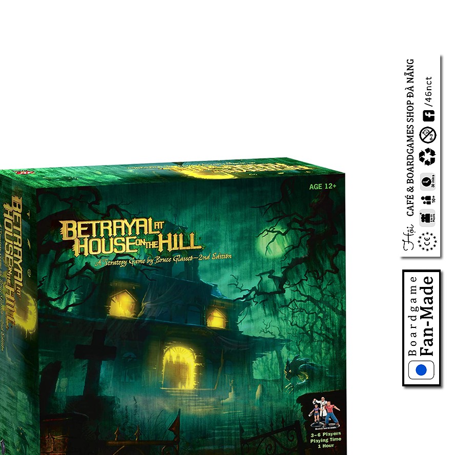 Trò Chơi Boardgame Betrayal At House On The Hill Tiếng Anh Hộp Cứng Chất Lượng Cao