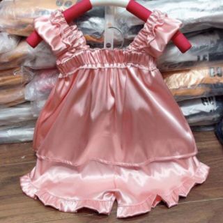 Bộ ngủ lụa đùi cho bé gái (lẻ = sỉ)