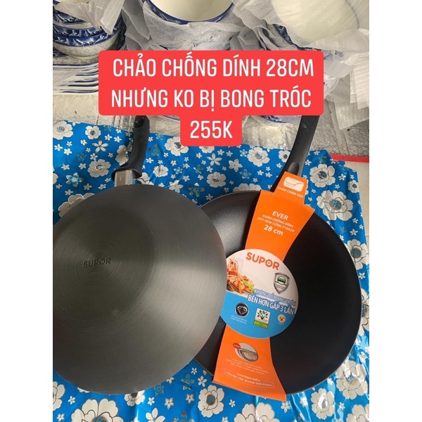 Chảo chống dính 28cm sâu lòng oxi hoá cứng chà rửa không bị bong tróc