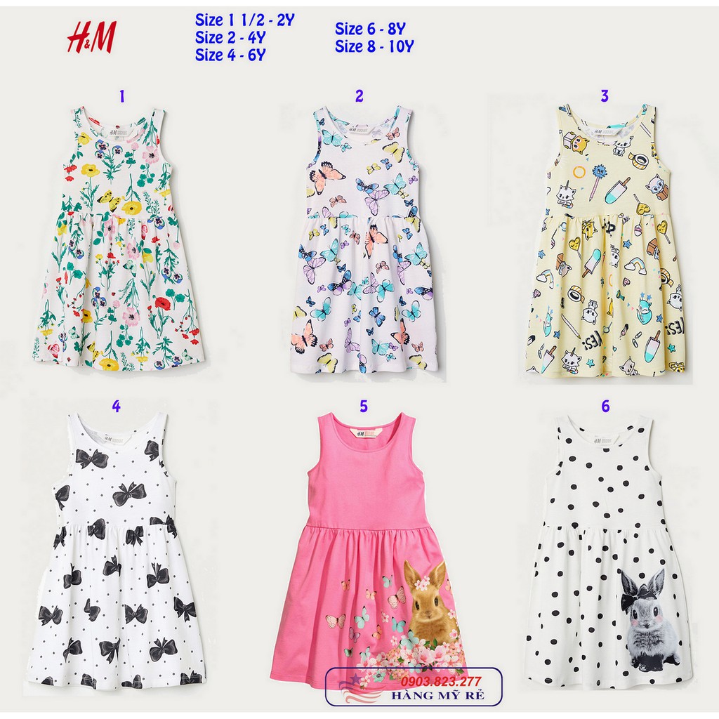 Váy Đầm H&M cho bé Gái