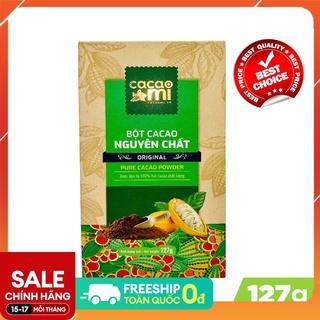 Bột ca cao nguyên chất vị truyền thống Cacao Mi loại Original đặc sản Việt Nam làm quà biếu tặng chuẩn xuất khẩu 127g