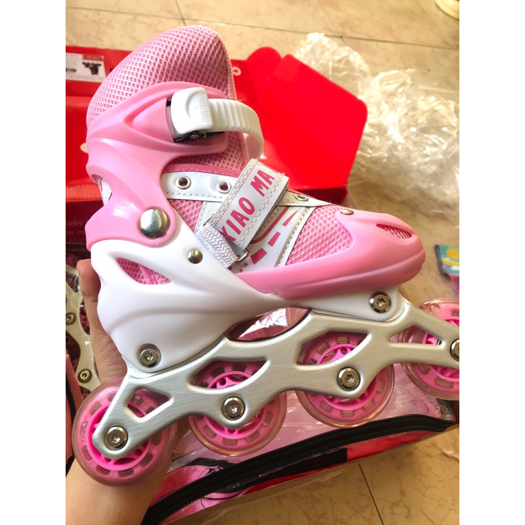 Giày Trượt Patin Centosy Bear Có Bánh Đèn Phát Sáng, Chỉnh Được Size Tiện Lợi