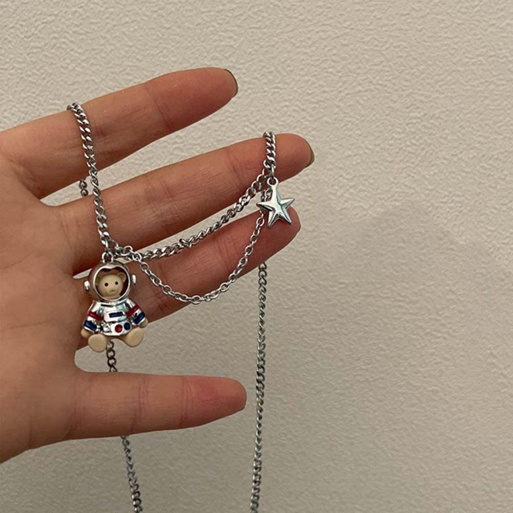 MXGOODS Vòng cổ Mặt Động Vật Hoạt Hình Sáng Tạo Dễ Phối Đồ Cho Nam Nữ