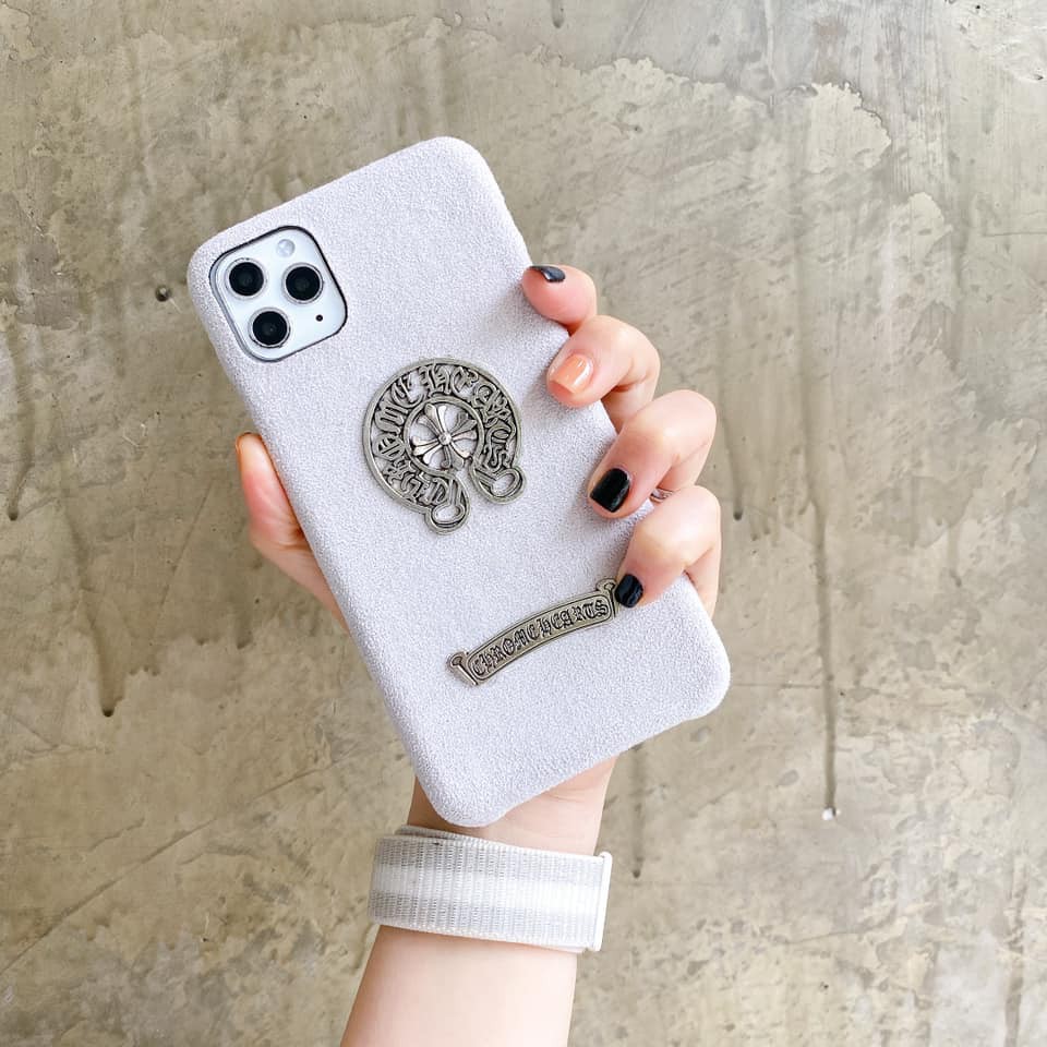 Ốp lưng iphone DẠ TRƠN Chrome Hearts /6s plus/6/7/7plus/8/8plus/x/xs/xs max/11/11 pro/11 promax,Anh Ga Case