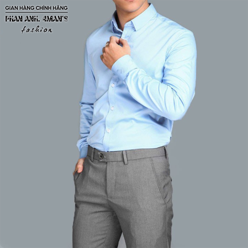 Áo sơ mi nam dài tay Phananh.4mans nhiều màu tặng kèm hộp cao cấp 4ML-SM5589