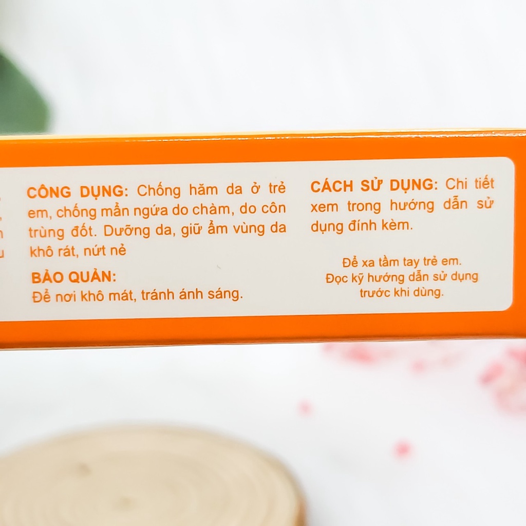 Kem bôi da giảm mẫn ngứa cho bé Nam Hà Skin Bibi tuýp 10g