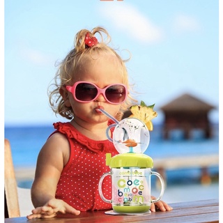 Bình nước sữa- COMO BEBE bình cá heo phun nước ống hút chính hãng