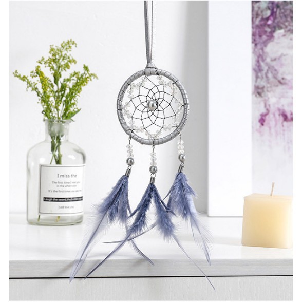 BN24 Phụ kiện treo trang trí Dream Catcher W55, phụ kiện treo xe treo túi xách