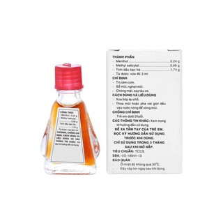 [chính hãng] DẦU GIÓ NÂU 10ML