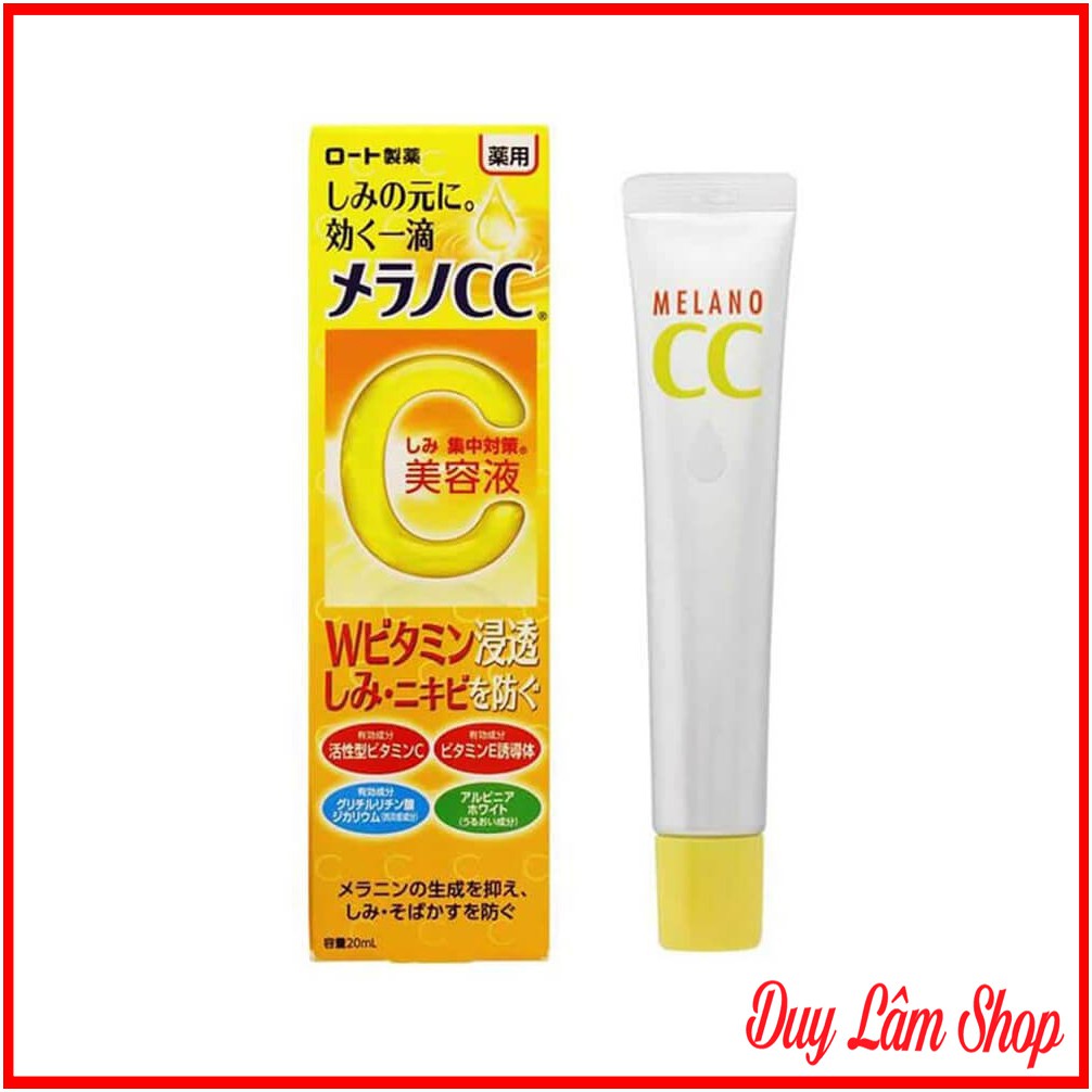 Tinh Chất Melano CC Rohto Dưỡng Trắng, trị thâm mụn Serum Vitamin C