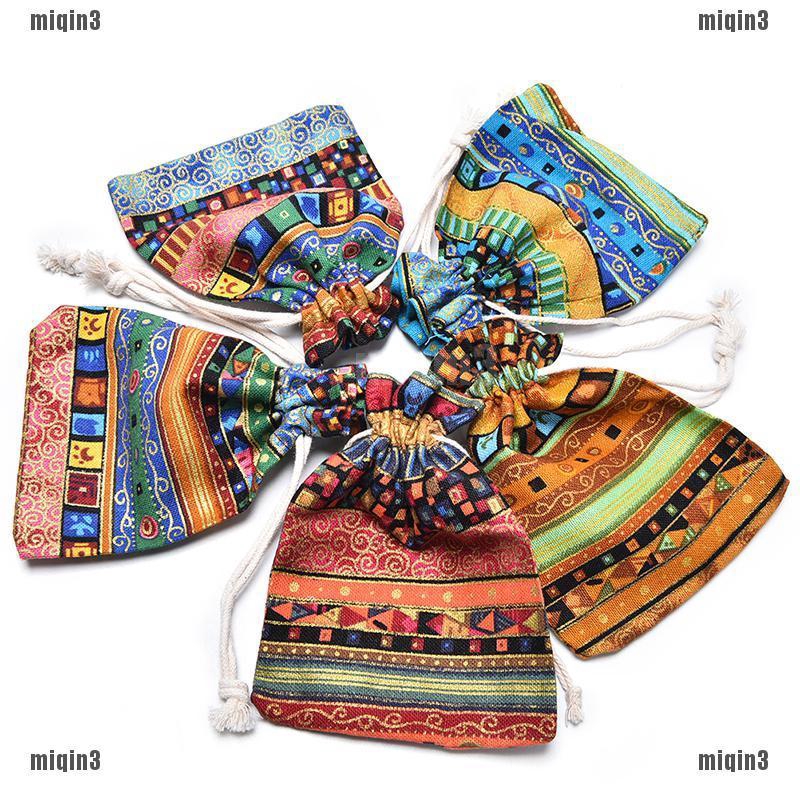 Túi Dây Rút Thổ Cẩm Cho