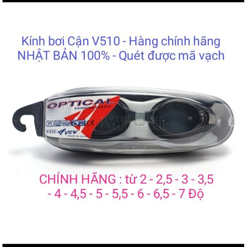 Kính bơi Cận Views V510 Kính bơi có độ ( từ 2 > 7 độ )