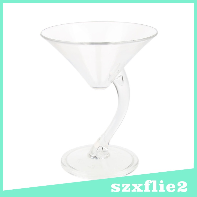 Hot sale！  Stylish Martini Glass Cocktail Goblet Wine Champagne Drink Cup 190ml Premium