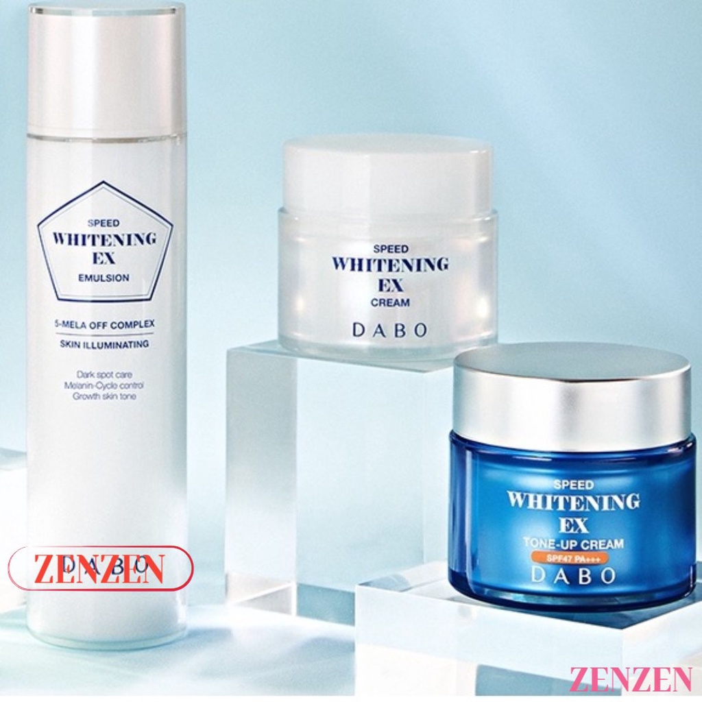 Bộ Dưỡng Trắng Da Mặt nhanh Dabo Speed Whitening Ex Dưỡng trắng da nhanh, mờ nếp nhăn, thâm nám, tàn nhang