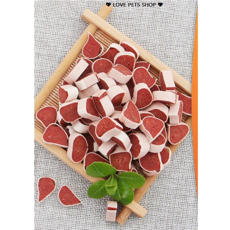 BÁNH THƯỞNG CHO CHÓ MÈO VỊ GÀ 110GRAM &quot;MẪU MỚI&quot; - LOVE PETS SHOP