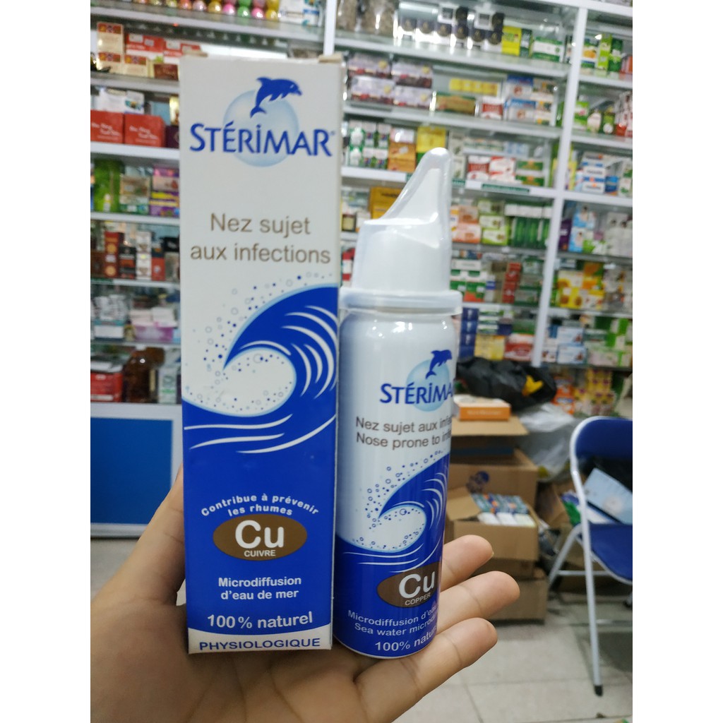 Xịt muối biển STERIMAR Nez sujet aux infections