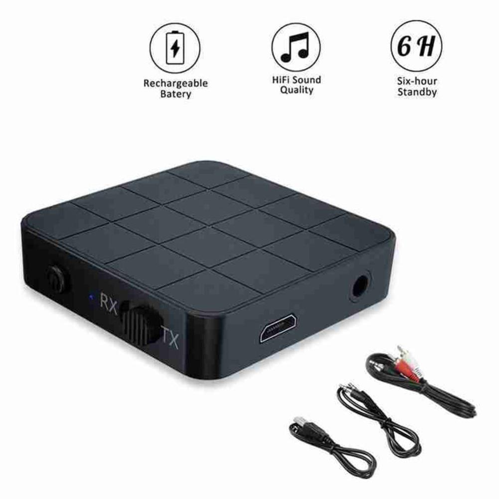 Bộ thu phát âm thanh Bluetooth 5.0 4.2 2 trong 1 cho TV Stereo RCA AUX B8Y4