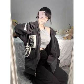 [order] Áo khoác nỉ đen ( có fback + bảng size cuối)