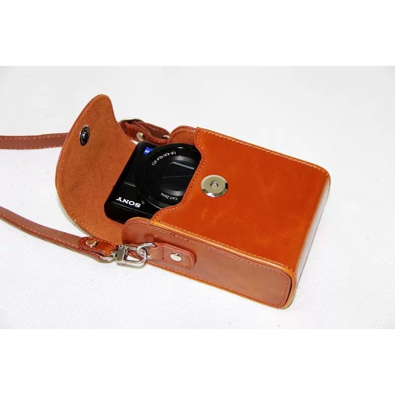 Túi Da PU Đựng Máy Ảnh Panasonic Luminx dmc-LX15 LX10 LX9 XT2 TZ200 TZ100 ZS220 110 TZ95 TZ90 TZ85 ZS80 ZS70