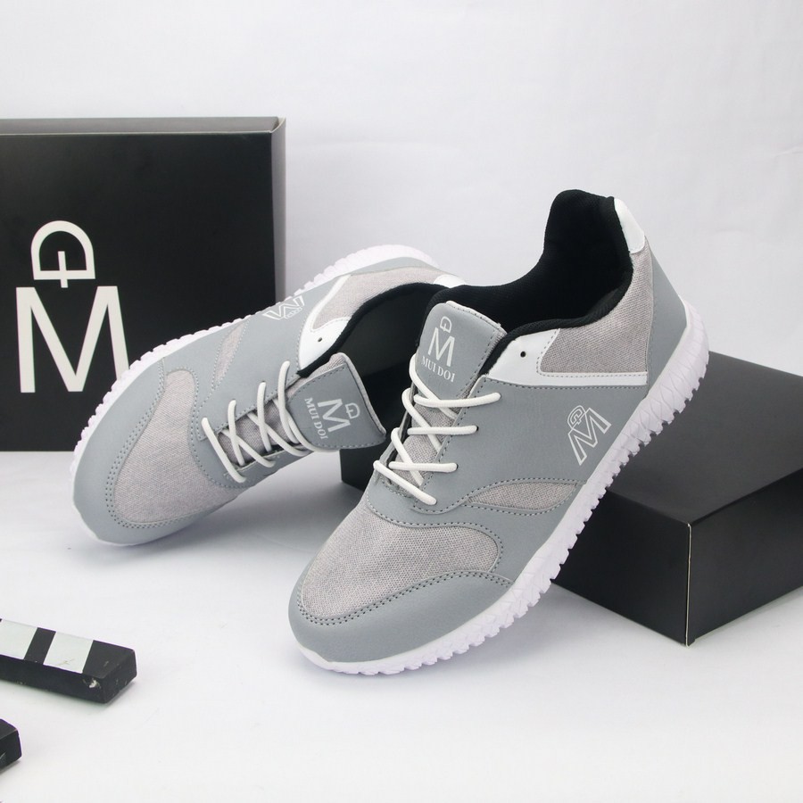 [Mã FAMALLT5 giảm 15% đơn 150K] Giày thể thao nam MĐ G410 màu xám nhạt đế đen | BigBuy360 - bigbuy360.vn