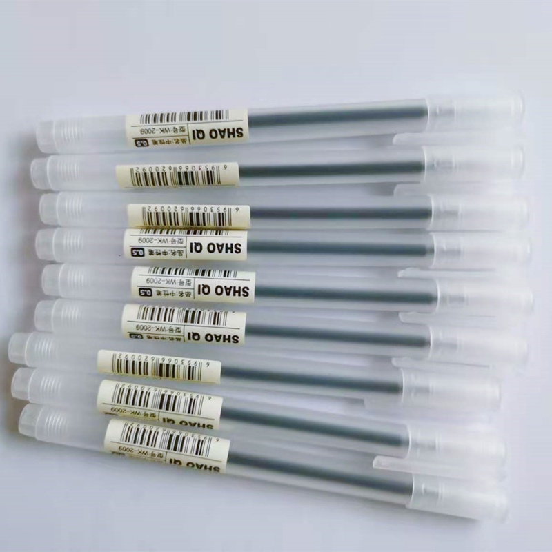 Bút Bi Mực Đen Nhám Ngòi 0.5mm Đa Năng Dung Tích Lớn
