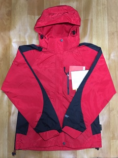 áo gió vnxk tnf- đỏ pha đen