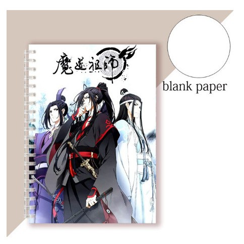 Sổ tay in hình Ma Đạo tổ sư truyện