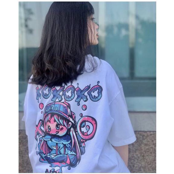 &lt; FREESHIP &gt; Áo thun nam nữ vải thun cotton mềm mịn thấm hút mồ hôi form 75kg ( XO )