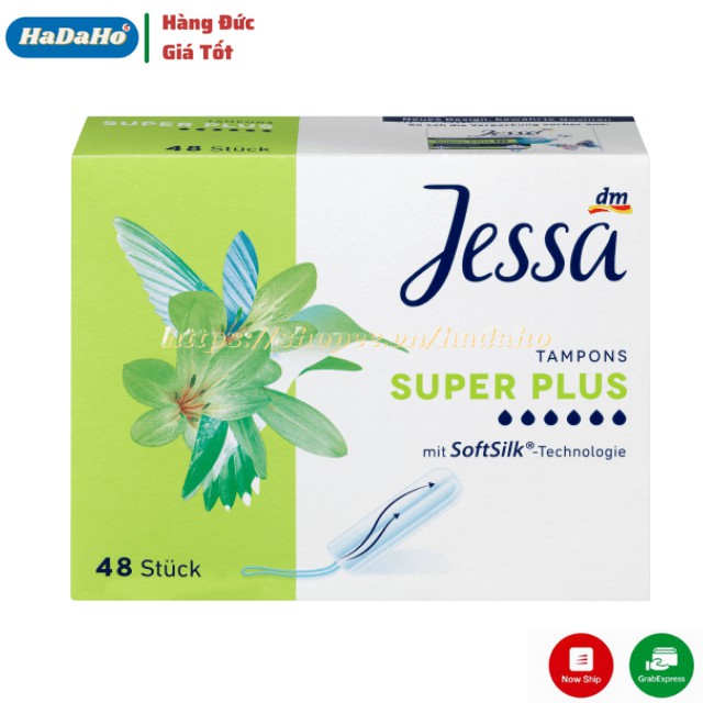 Băng vệ sinh dạng ống - Tampons Facelle/OB,Jessa đủ size, hàng Đức