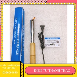 Mỏ hàn nung cán gỗ 100w