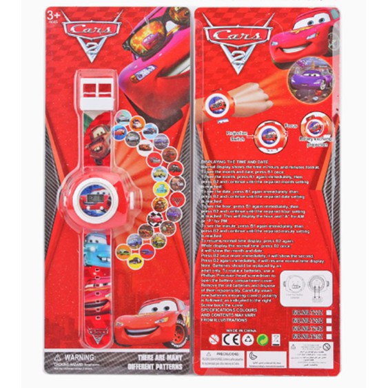 Đồng hồ bé trai người nhện chiếu 20 hình | BigBuy360 - bigbuy360.vn