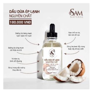 Dầu dừa ép lạnh SamNatural