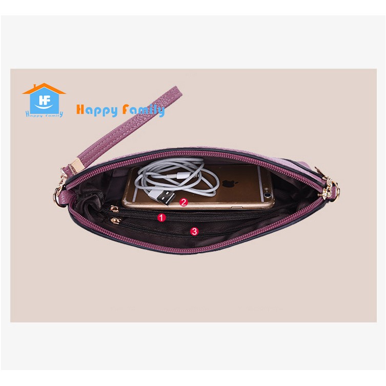 Túi đeo chéo cầm tay nữ hai quai hai phong cách 2 in 1