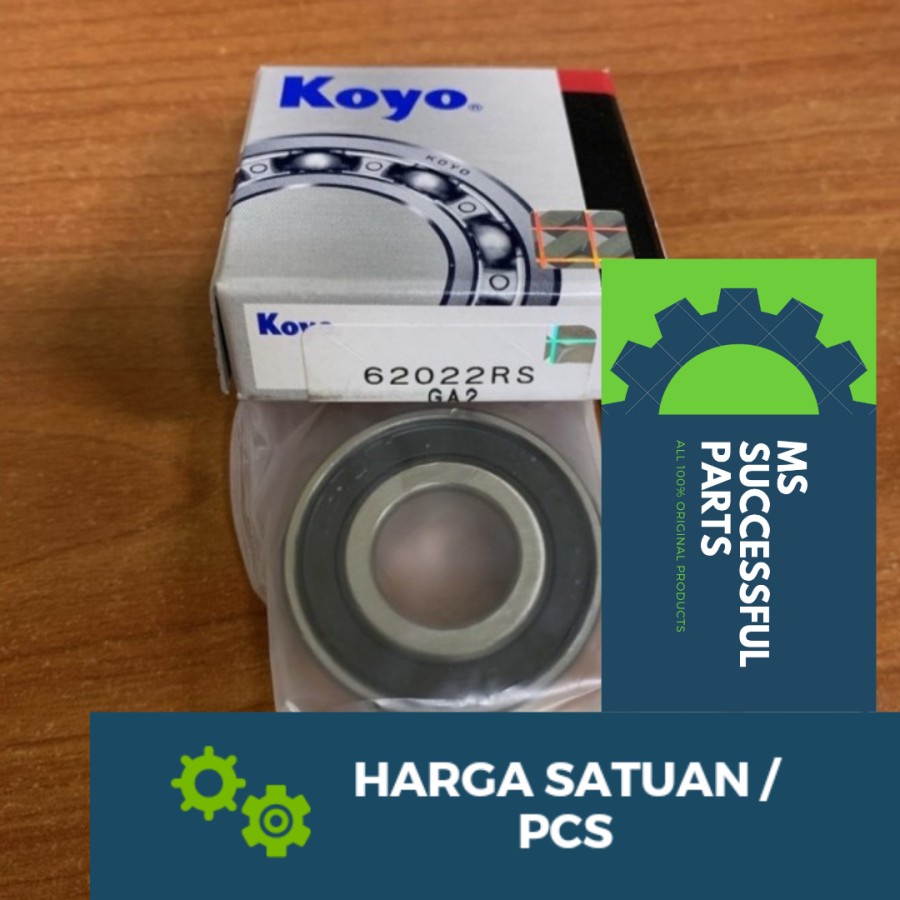 Vòng Bi 6202 2RS KOYO 6202LLU 6202DDU - 2RS Không C3 Chất Lượng Cao