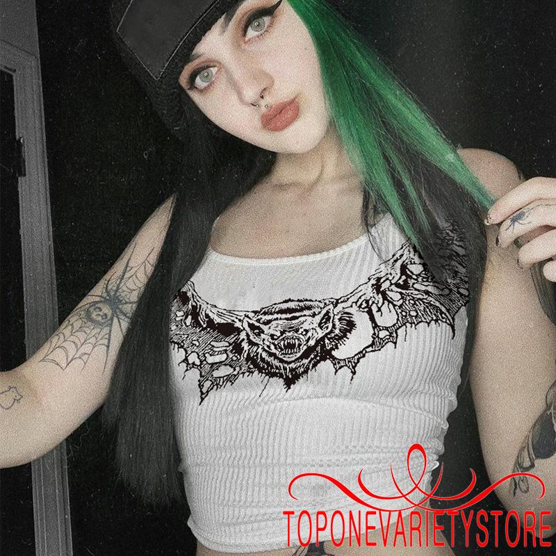 Áo Tank Top Không Tay Cổ Chữ U In Hình Động Vật Phong Cách Sành Điệu Thời Trang Cho Phụ Nữ | BigBuy360 - bigbuy360.vn