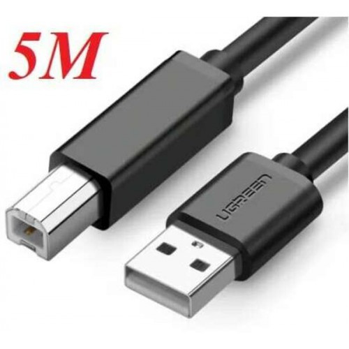 Cáp máy in usb 2.0 chính hãng Ugreen dài 5m 10329