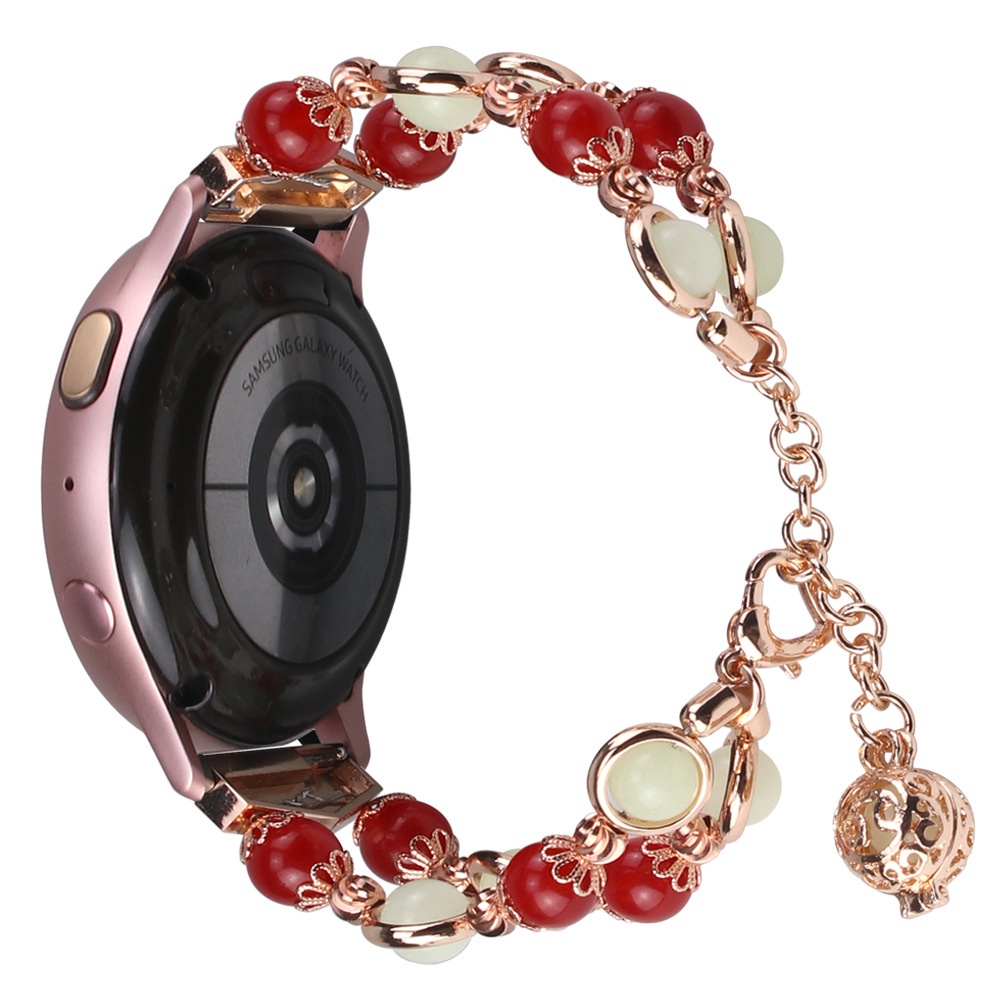 Dây Đeo Chuỗi Hạt Agate Phát Sáng Cho Đồng Hồ Thông Minh Samsung Galaxy Watch 4 Classic 40mm 42mm 44mm 46mm Huawei gt2