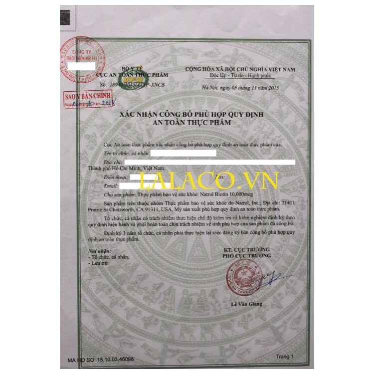 Viên uống ngăn rụng tóc Natrol Biotin 10000mg