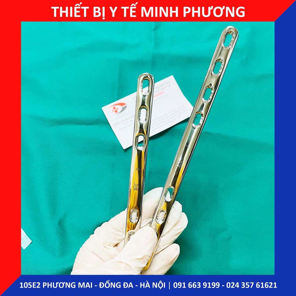 Nẹp bản vừa 6, 8 lỗ bắc cầu dài các size