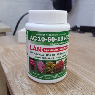 PHÂN BÓN NPK BỔ SUNG VI LƯỢNG AC 10-60-10+TE