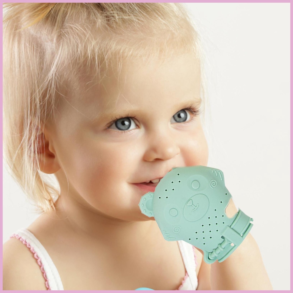 Bao Tay Silicon An Toàn Thực Phẩm Cho Bé Mọc Răng