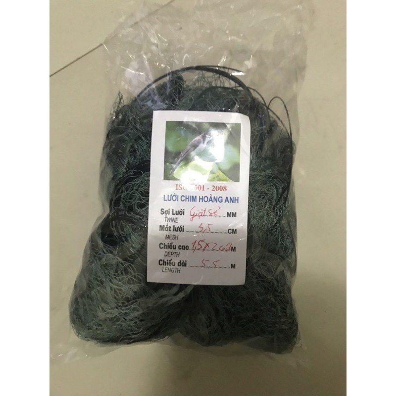 Lưới giật sẻ 2 cánh dài 5,5cao 1,5