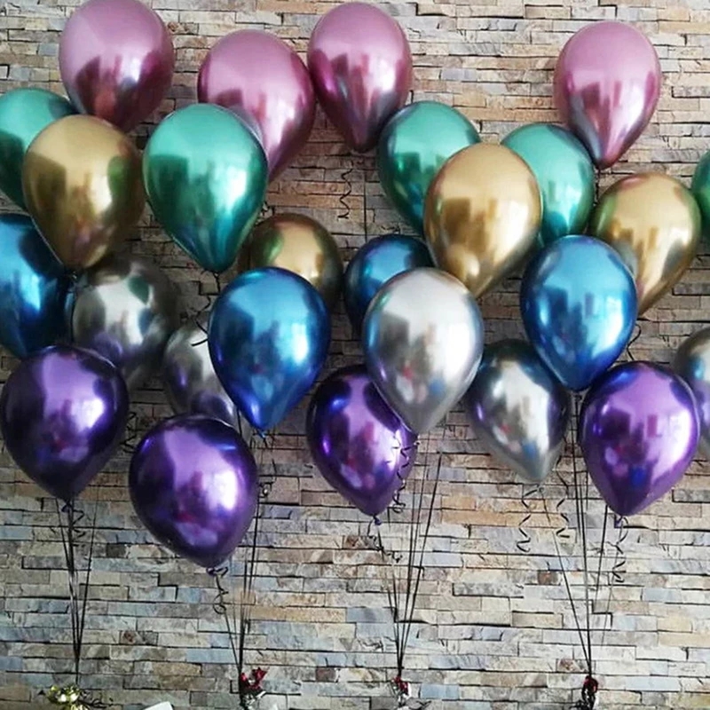 Bộ 10/20 chiếc bong bóng 10 inch chuyên dụng trang trí tiệc