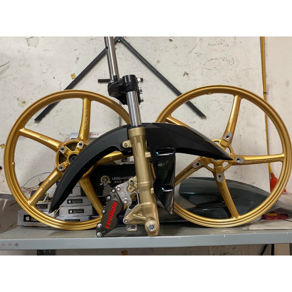 Combo phuộc trước Winner X ABS gắn cho xe Ex 150