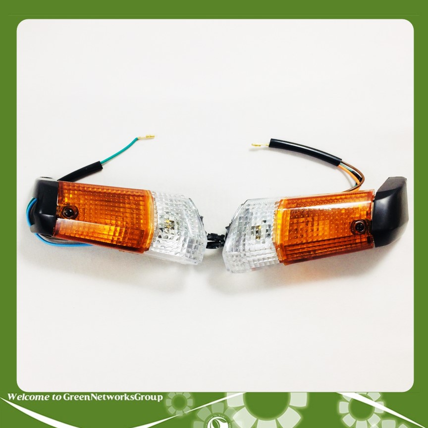 Bộ đầu đèn xe Ream đầu bằng có xi nhan 2 bên Greennetworks