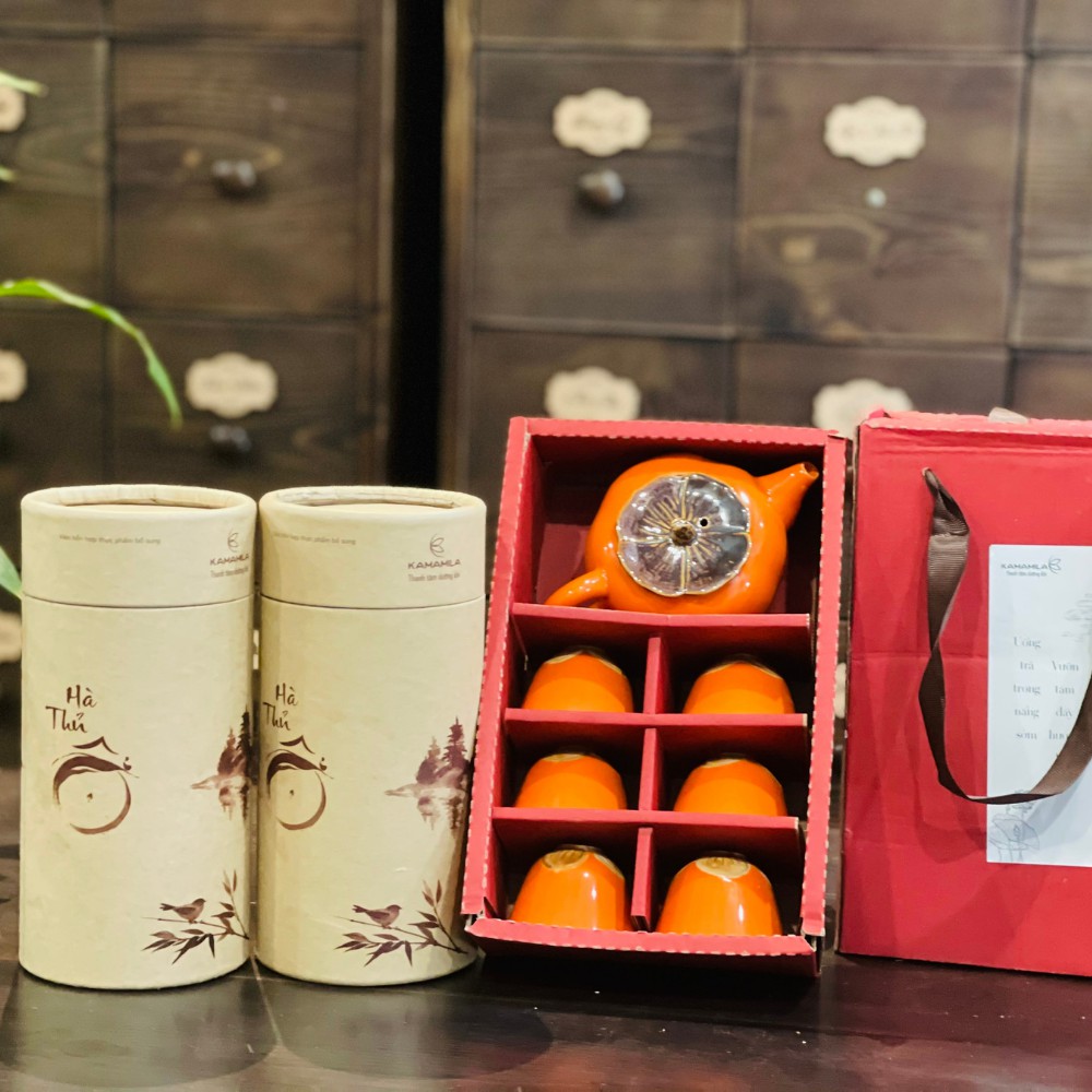 QUÀ TẶNG BỘ ẤM CHÉN PHA TRÀ KAMAMILA | BigBuy360 - bigbuy360.vn
