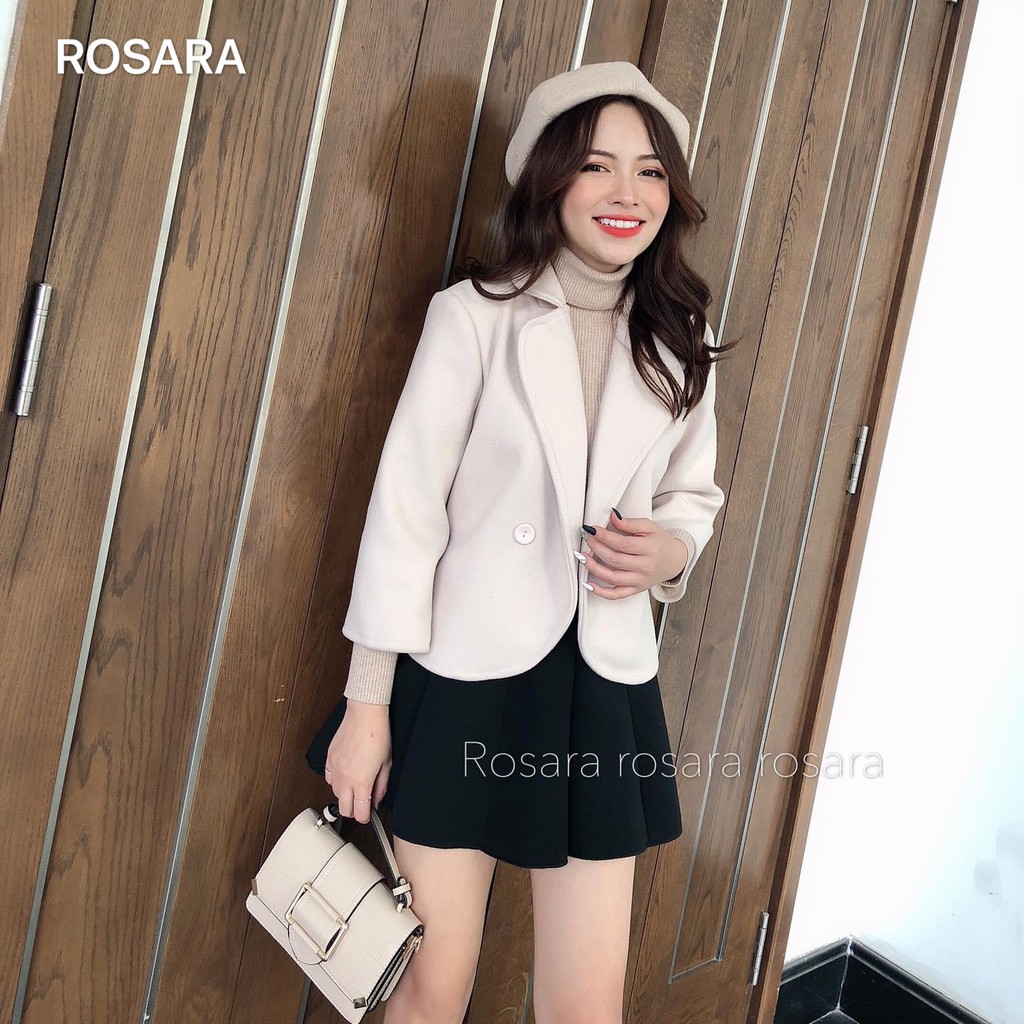 Áo dạ dáng ngắn Rosara AD51 | BigBuy360 - bigbuy360.vn